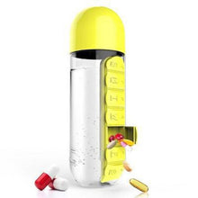 600ml Bottle With 7 Built-in Daily Pill Box