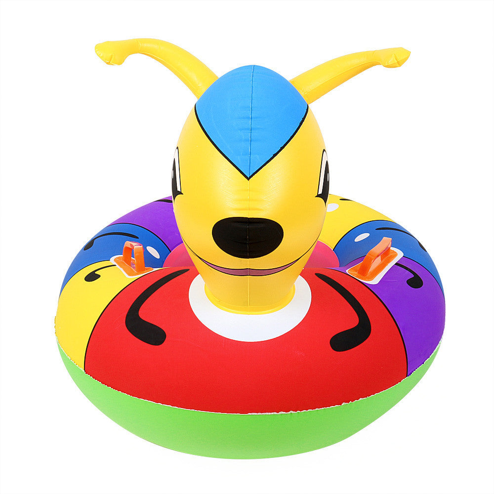 Cartoon Inflatable Swim Ring for Kids