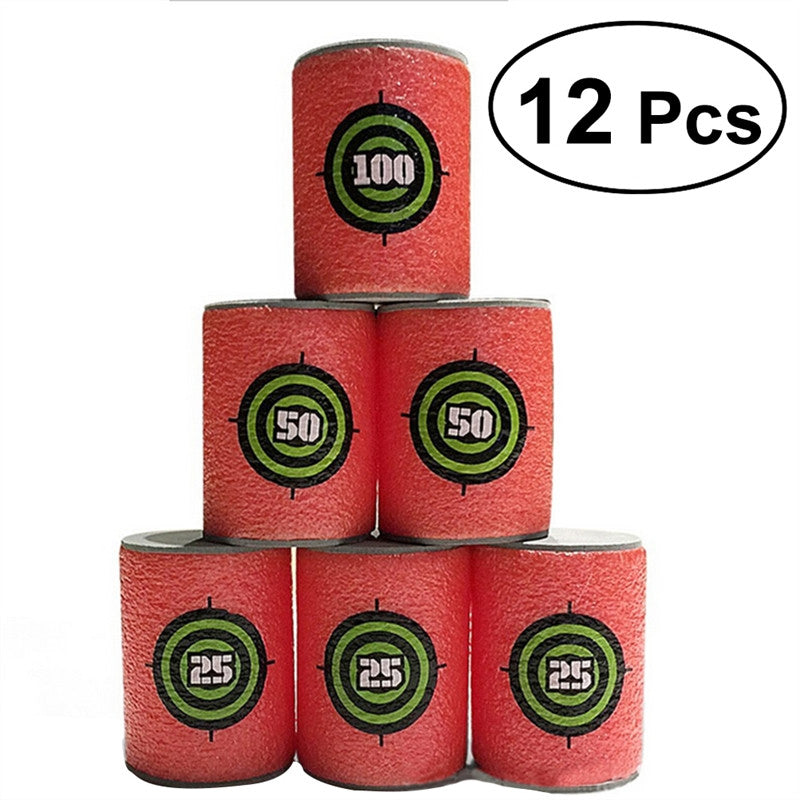 12 Pieces Foam Can Target